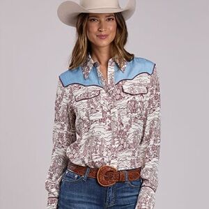NWT Stetson Territory Toile Shirt